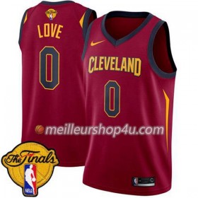 Maillot Basket Homme Cleveland Cavaliers Kevin Love 0 2018 NBA Finals Nike Rouge Swingman